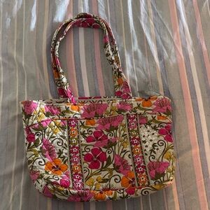 Vera Bradley Pink and Orange Floral Tote